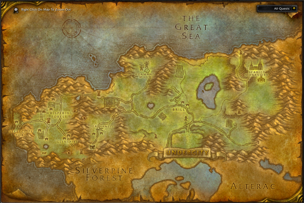 Amazing maps, World map, World of warcraft